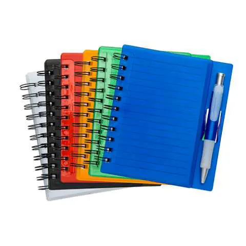 Bloco de Anotações Colorido com Caneta personalizado