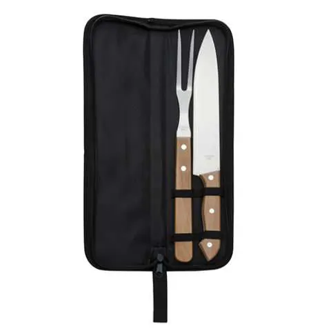 Kit Churrasco 2 peças com Estojo de Nylon personalizado